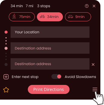 How to disable ViewDirectionsOnline widget